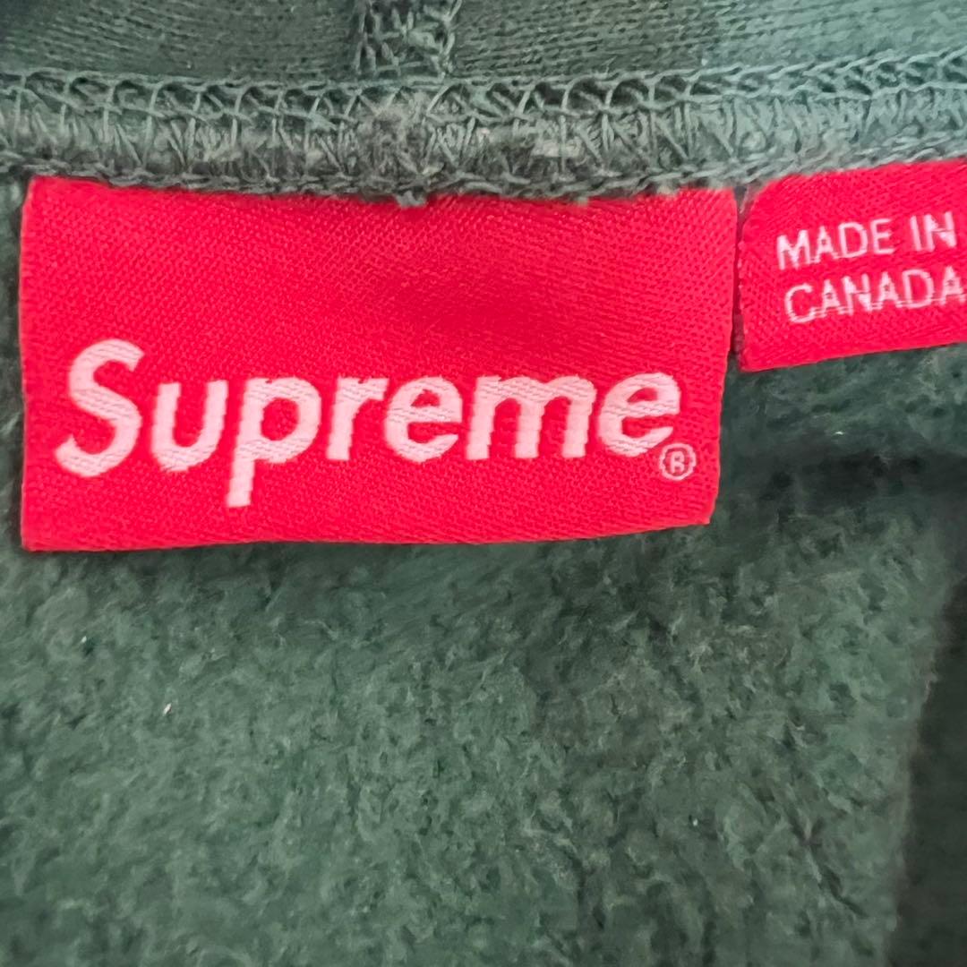supreme シュプリーム　パーカー　モーションロゴ　完売品　グリーン　S