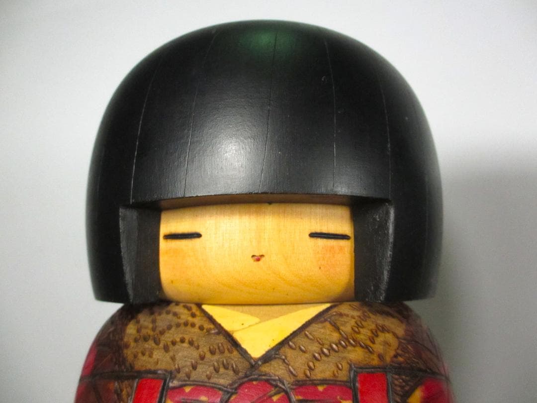 創作こけし　小林伊之介 作　大型２体　日本人形　こけし　郷土玩具