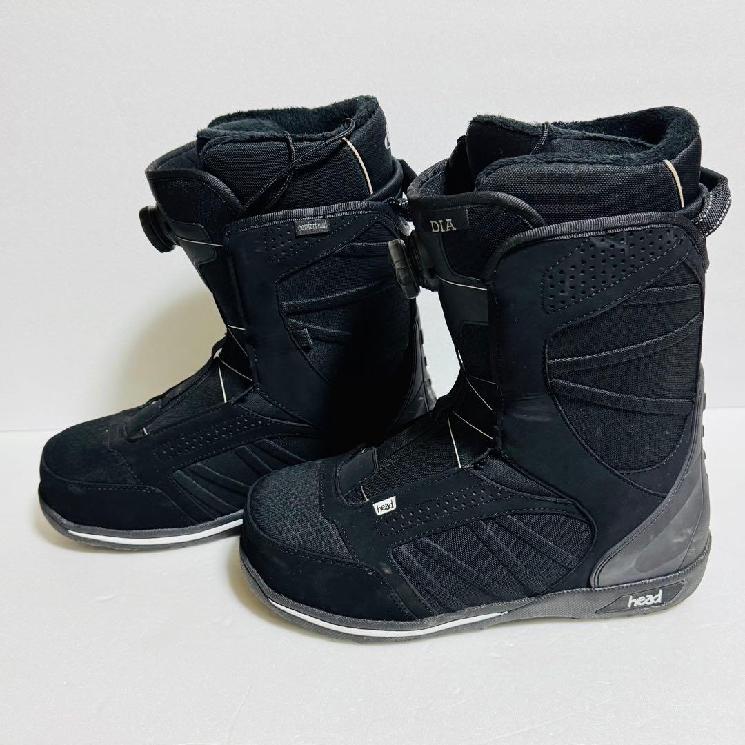 28cm スノーボードブーツ 黒色ブラックBoAダイヤル式初心者おすすめ