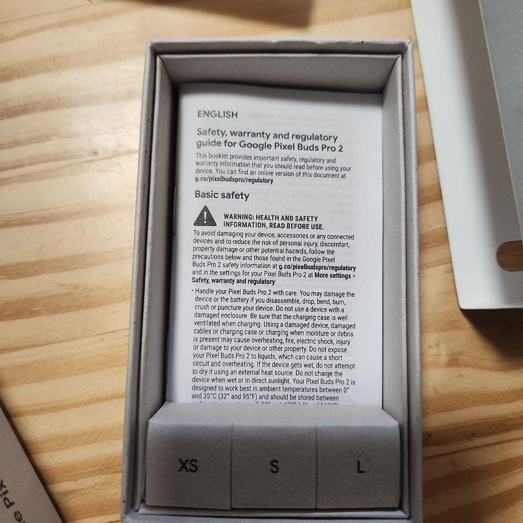 Google Pixel Buds Pro 2 ワイヤレスイヤホン