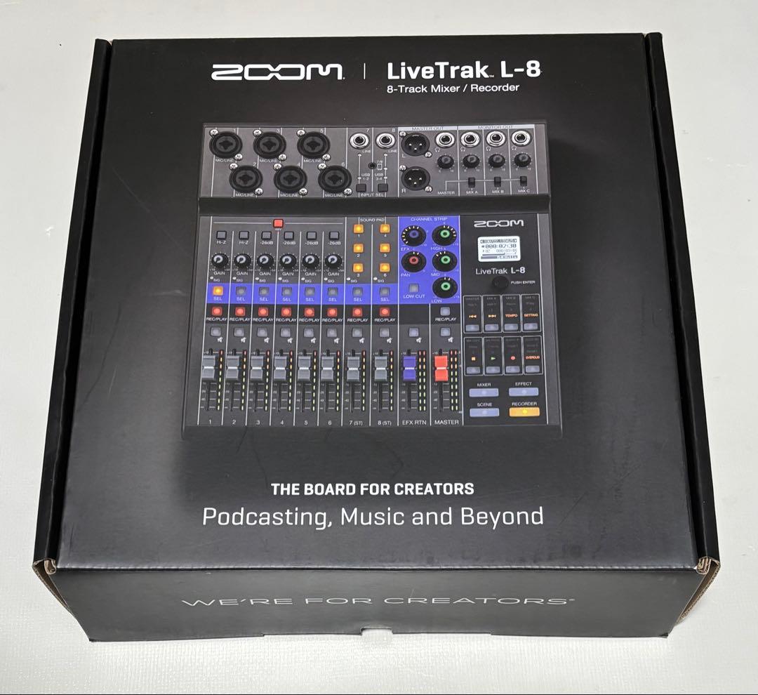 ZOOM LiveTrak L-8 ＋ 純正キャリングバッグCBL-8