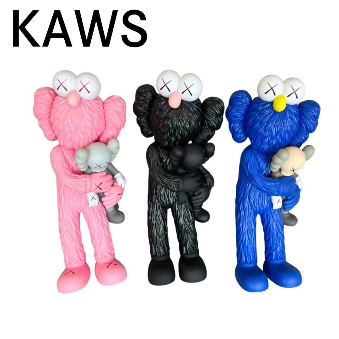 レア 希少 KAWS カウズ フィギュア 3点セット ピンク ブラック ブルー