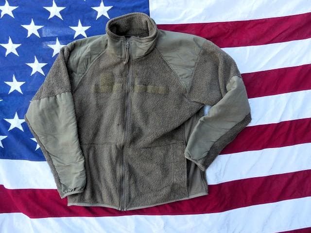米軍実物　ポーラテックフリースジャケット　M-S　コヨーテ　ECWCS　139