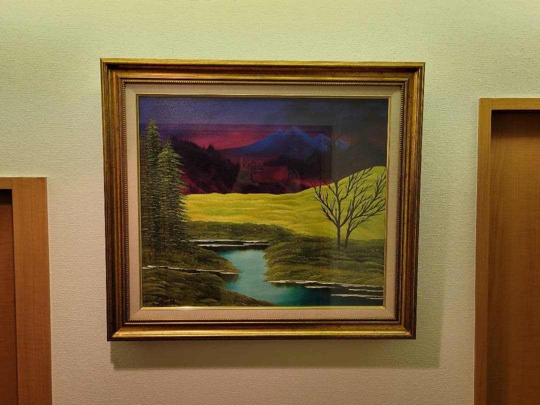 View from clear creeks 澄んだ小川の景色