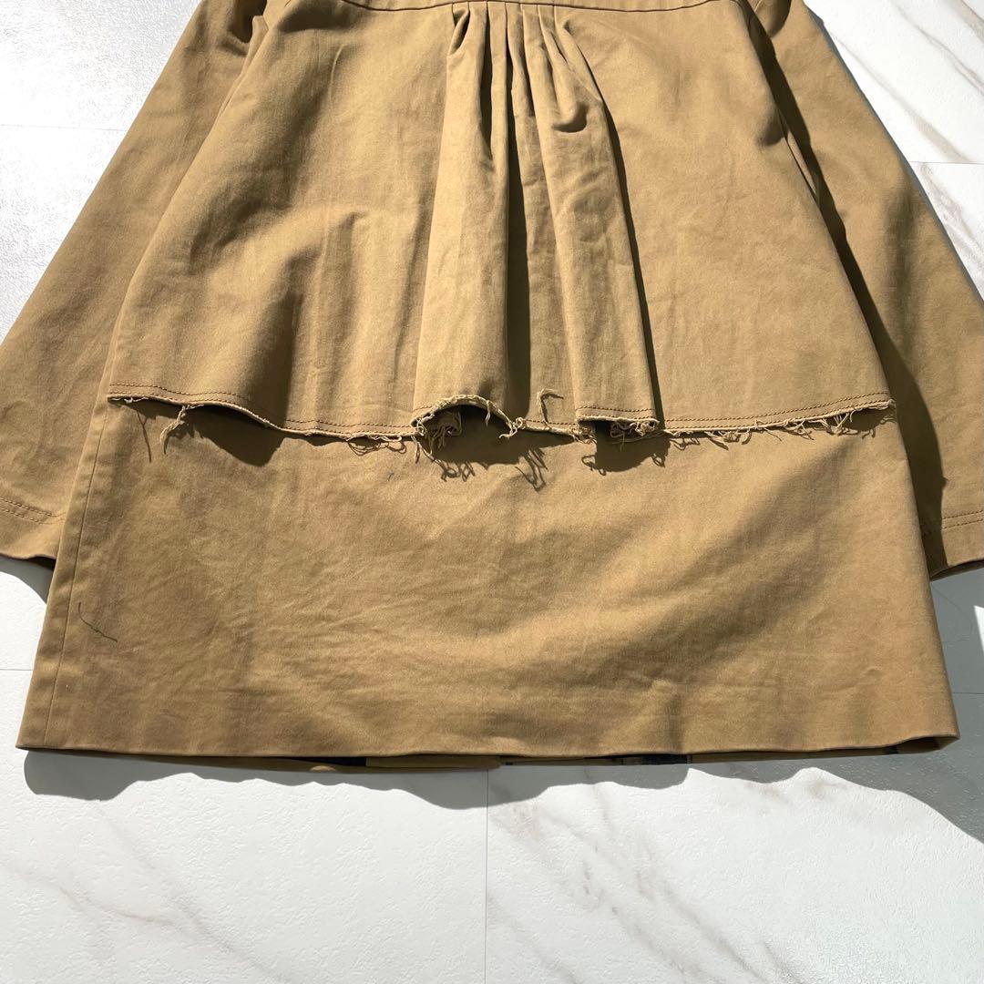 入手困難✨ d-due デドュエ ステンカラーコート デザイン ブラウン系