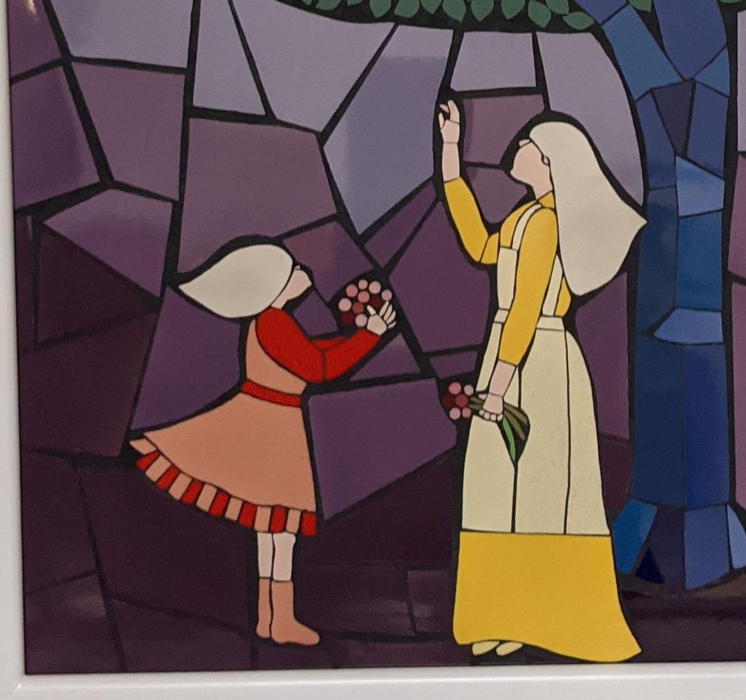 額絵　モザイクタイル　「希望」F4号