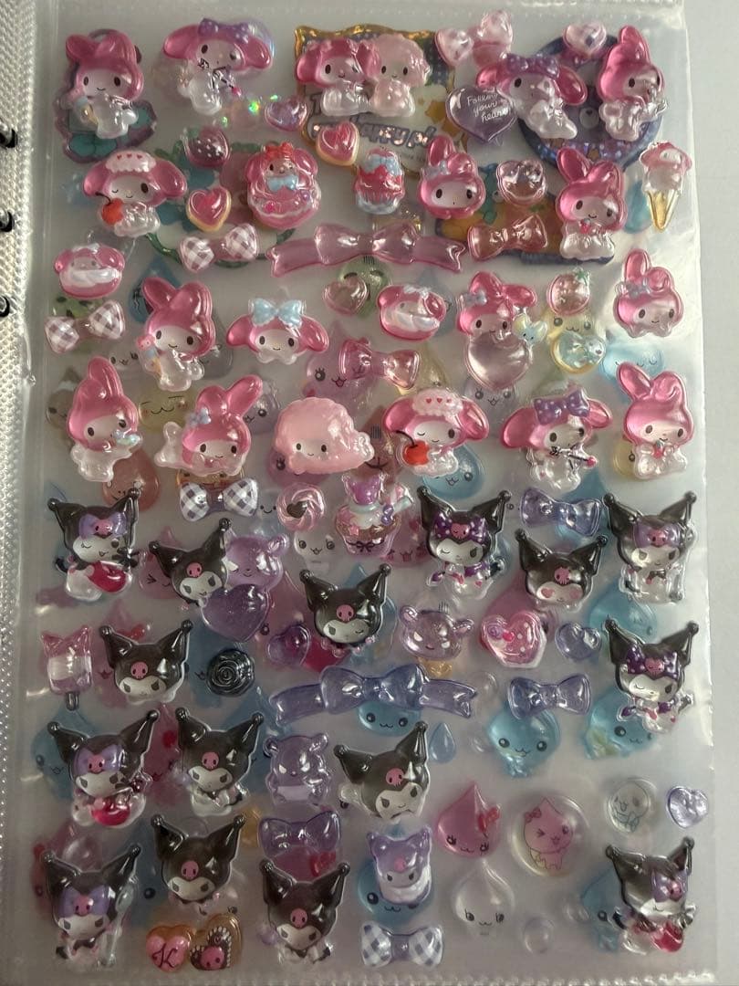 シール帳　正規品　新品　ボンボンドロップ　ラブブ　エスターバニーパワパフサンリオ