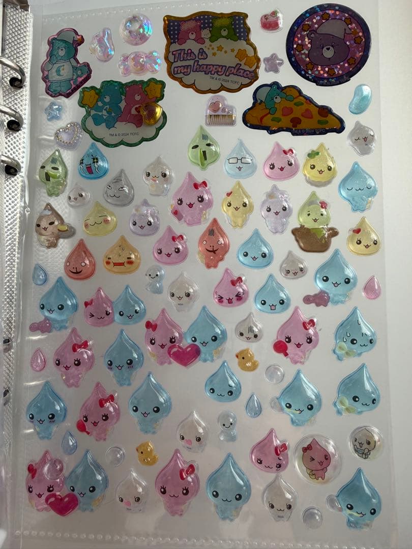 シール帳　正規品　新品　ボンボンドロップ　ラブブ　エスターバニーパワパフサンリオ