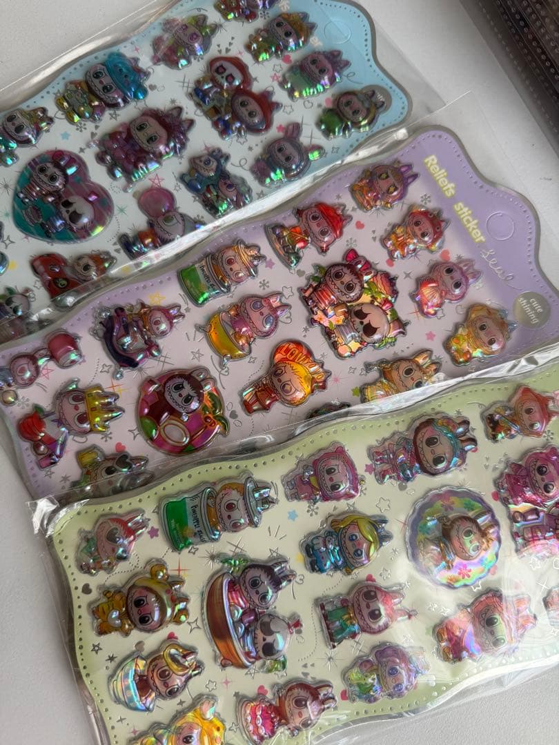 シール帳　正規品　新品　ボンボンドロップ　ラブブ　エスターバニーパワパフサンリオ