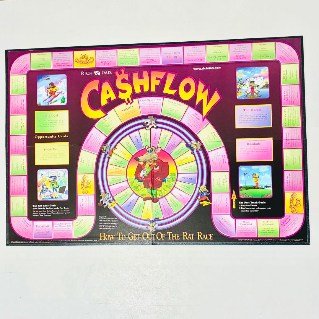 【訳あり美品 欠品なし】新装版キャッシュフロー101英語版 日本語説明書付き S