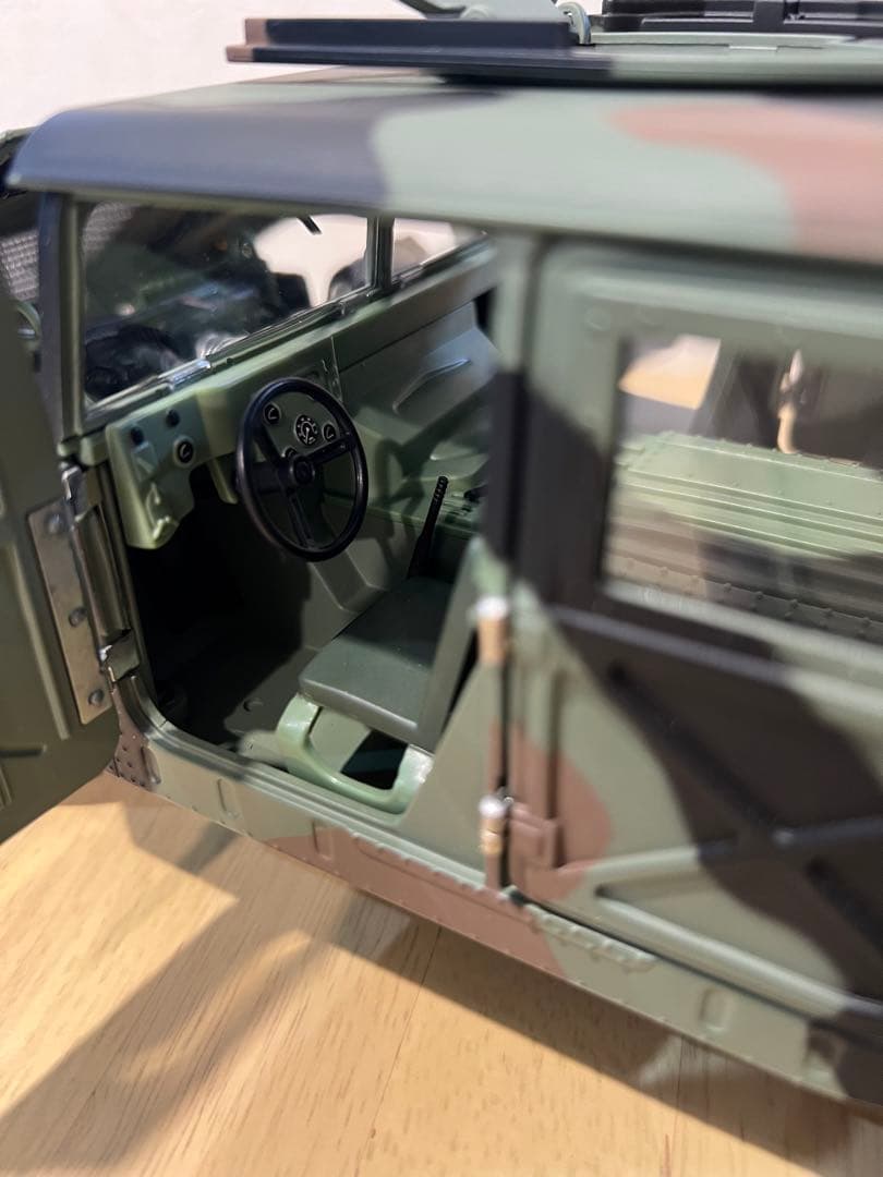 ミリタリ　ハマー　コマンド　1／18スケール　Thunder trac