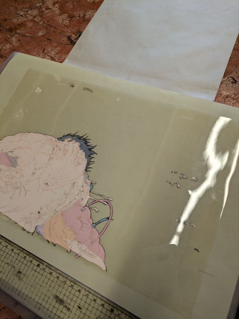 激レア非売品　AKIRA　セル画　直筆　セル画　プレゼント袋　アキラ　大友克洋