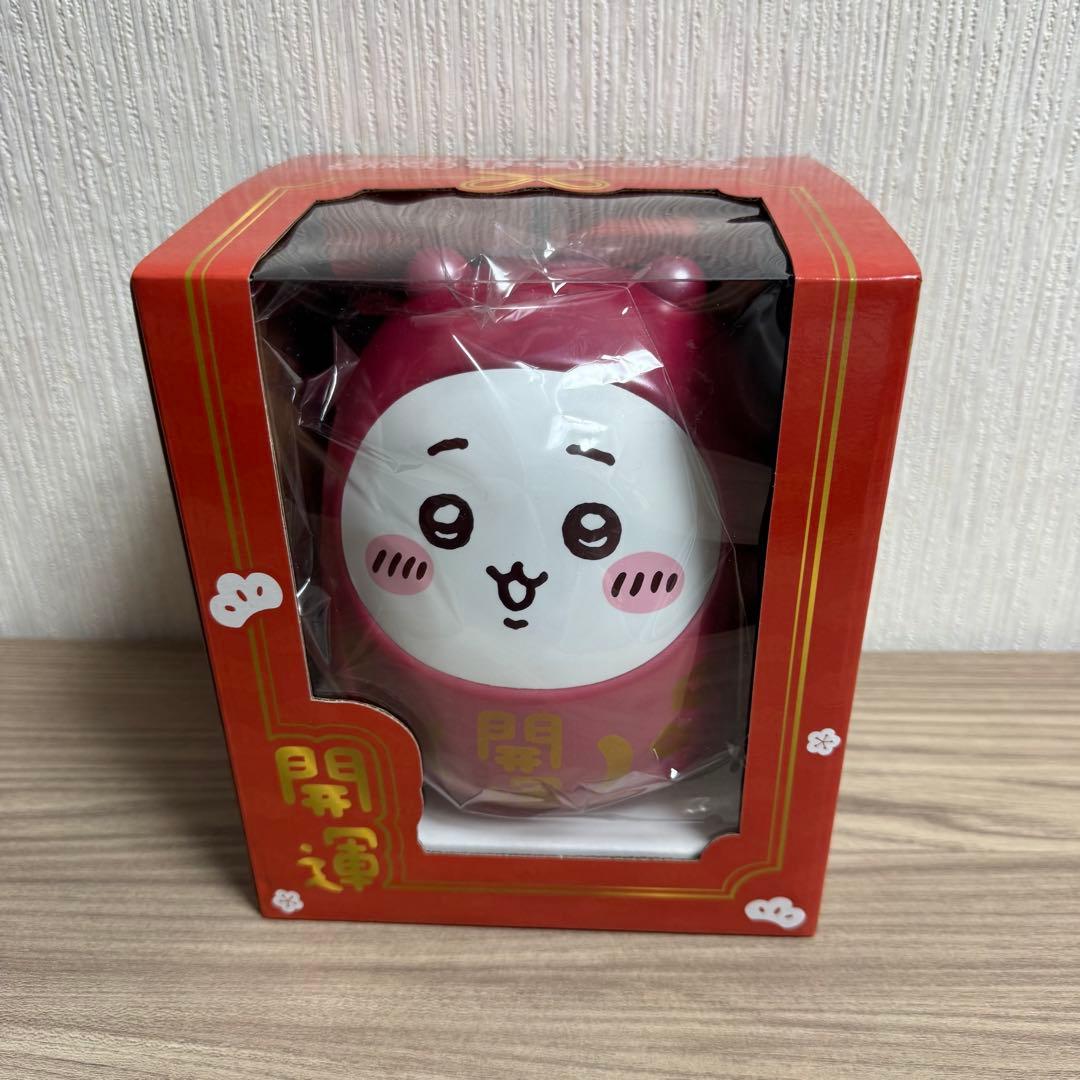 ちいかわ ダルマ型 貯金箱 ちいかわ ハチワレ 台湾 セブンイレブン コンビニ