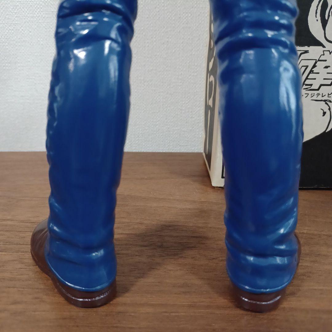 当時物バンダイ「北斗の拳　極大ケンシロー」日本製 希少な箱付きソフビフィギュア