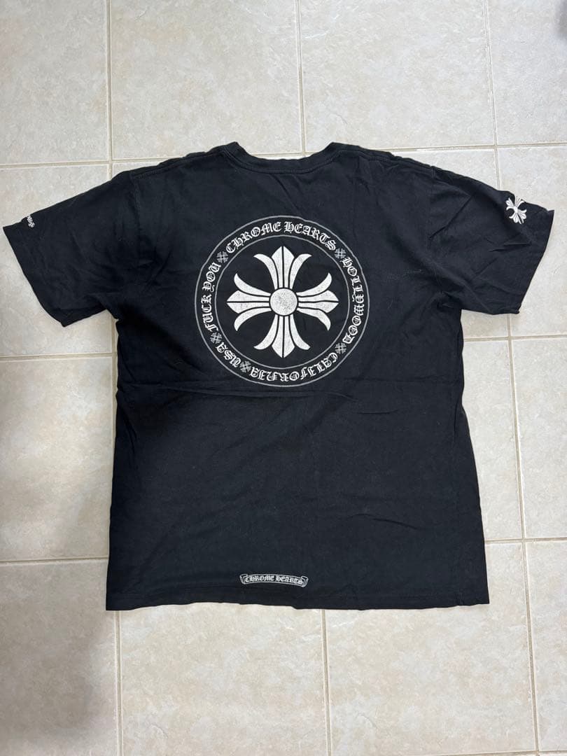 【正規品】CHROME HEARTS クロスデザイン Tシャツ 黒『最終値下げ』