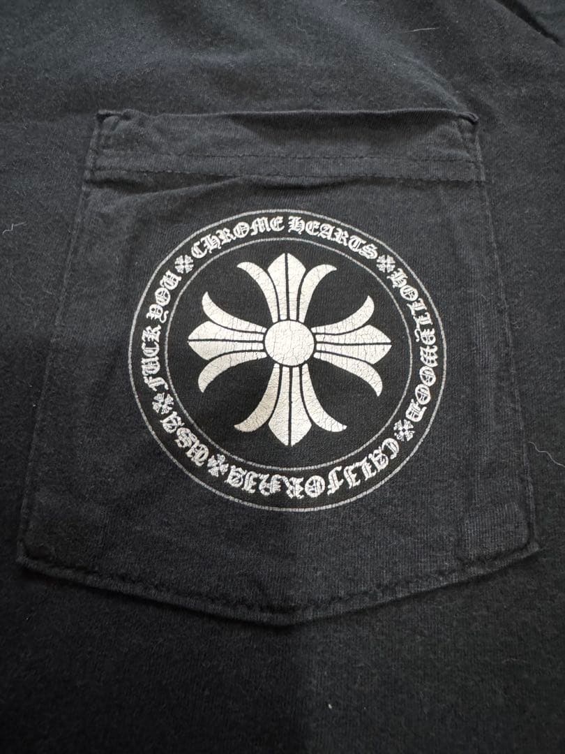 【正規品】CHROME HEARTS クロスデザイン Tシャツ 黒『最終値下げ』