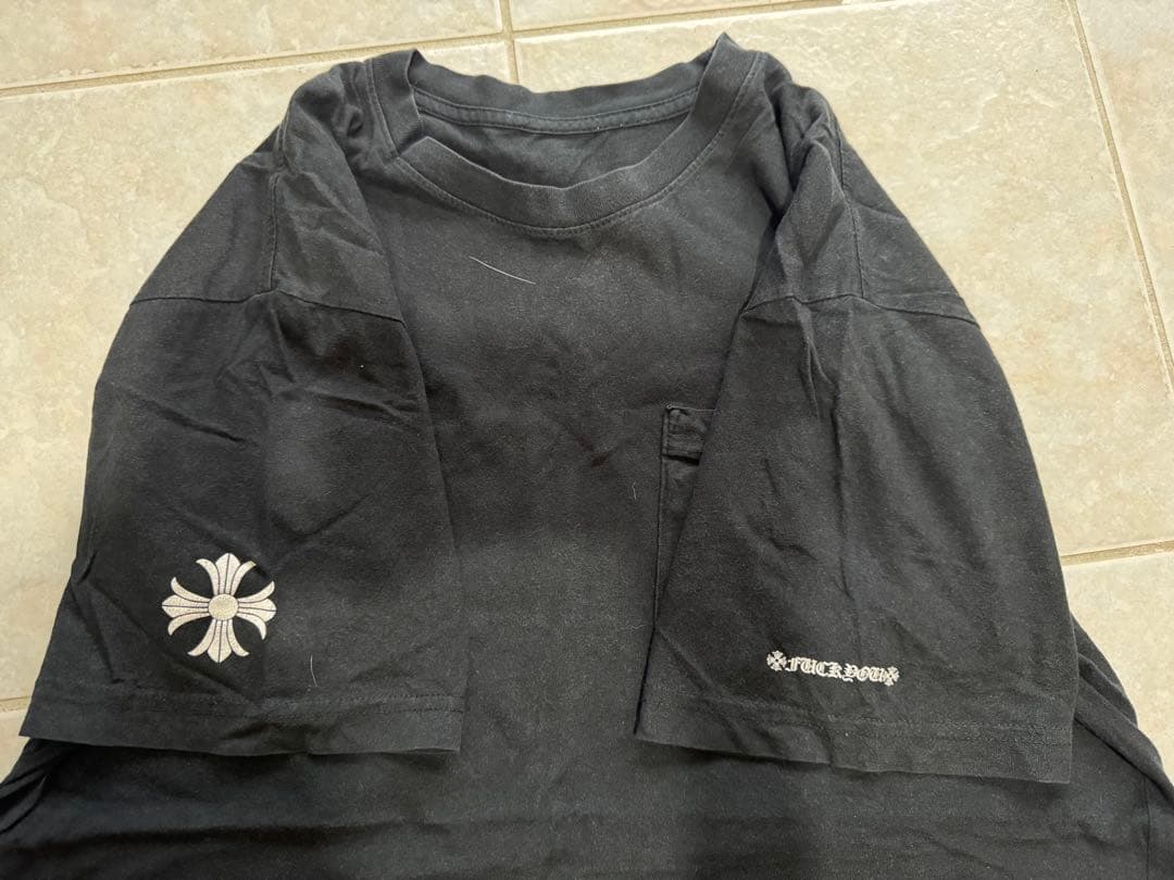 【正規品】CHROME HEARTS クロスデザイン Tシャツ 黒『最終値下げ』