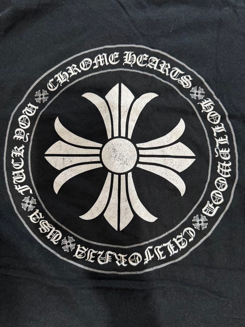 【正規品】CHROME HEARTS クロスデザイン Tシャツ 黒『最終値下げ』