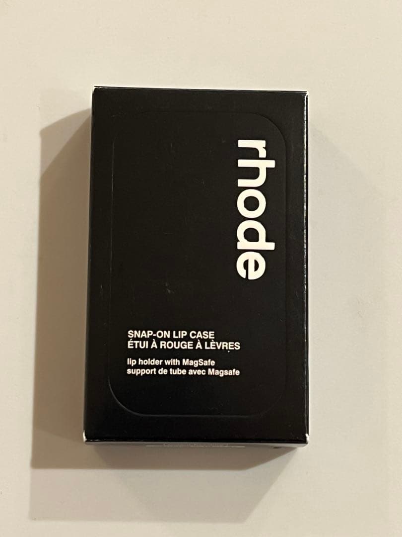 【新品未開封】rhode MagSafeスナップオンリップケース ブラック