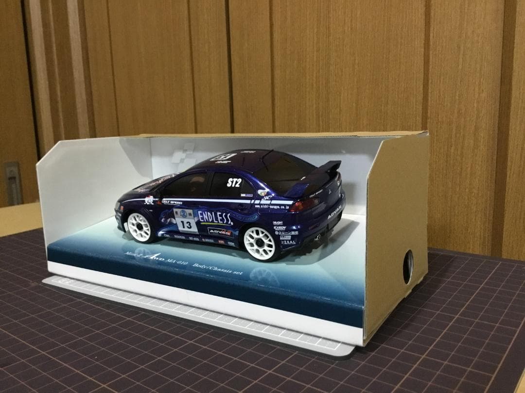 ミニッツ　 三菱ランサーエボリューションＸ　ボディ・シャシーセット （新品）