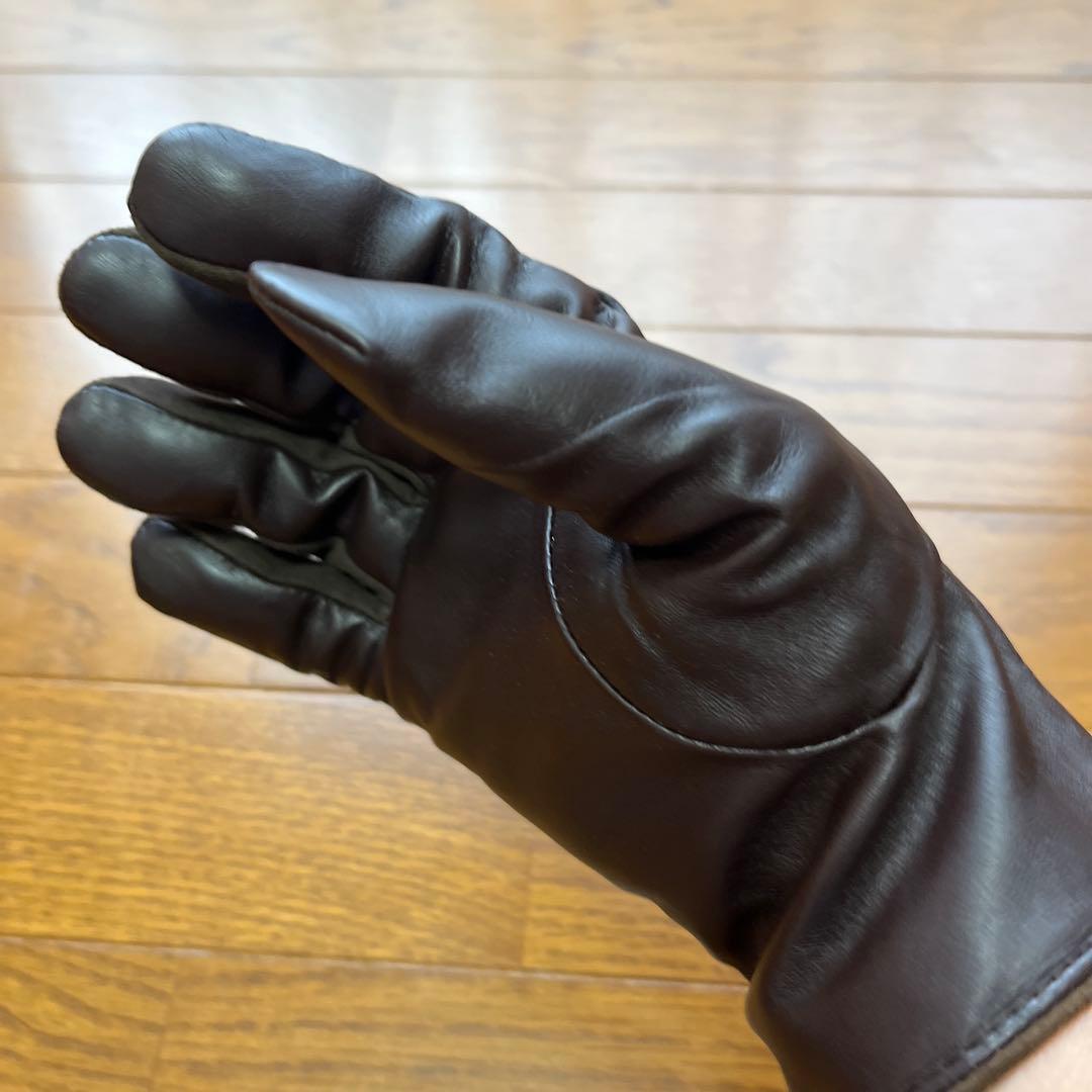 Polo by Ralph Lauren ブラウンレザー手袋