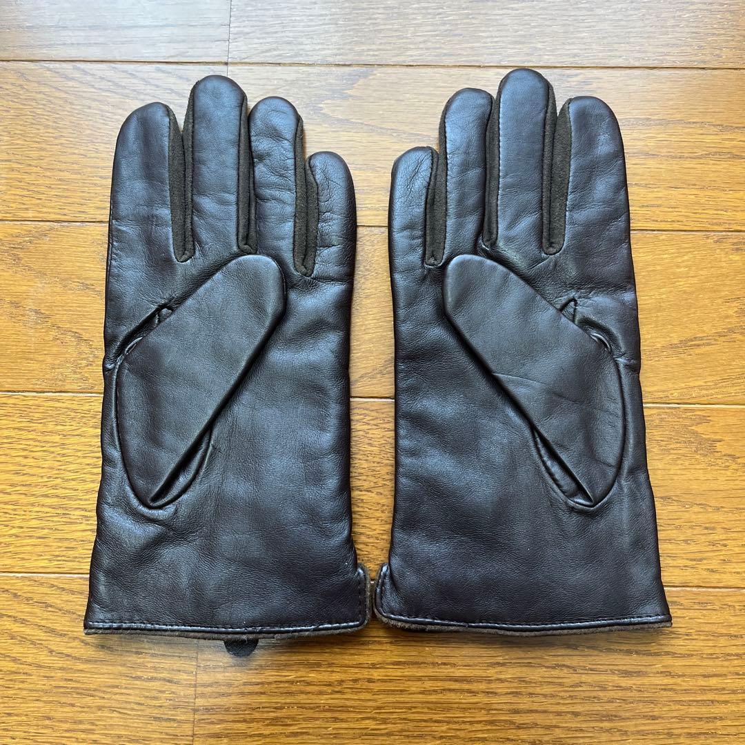 Polo by Ralph Lauren ブラウンレザー手袋