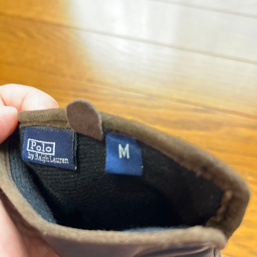 Polo by Ralph Lauren ブラウンレザー手袋