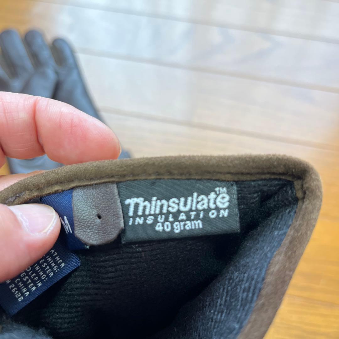 Polo by Ralph Lauren ブラウンレザー手袋