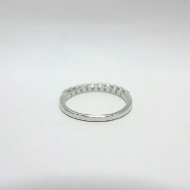 0.20ct　ダイヤモンド　ハーフエタニティ　リング　プラチナ