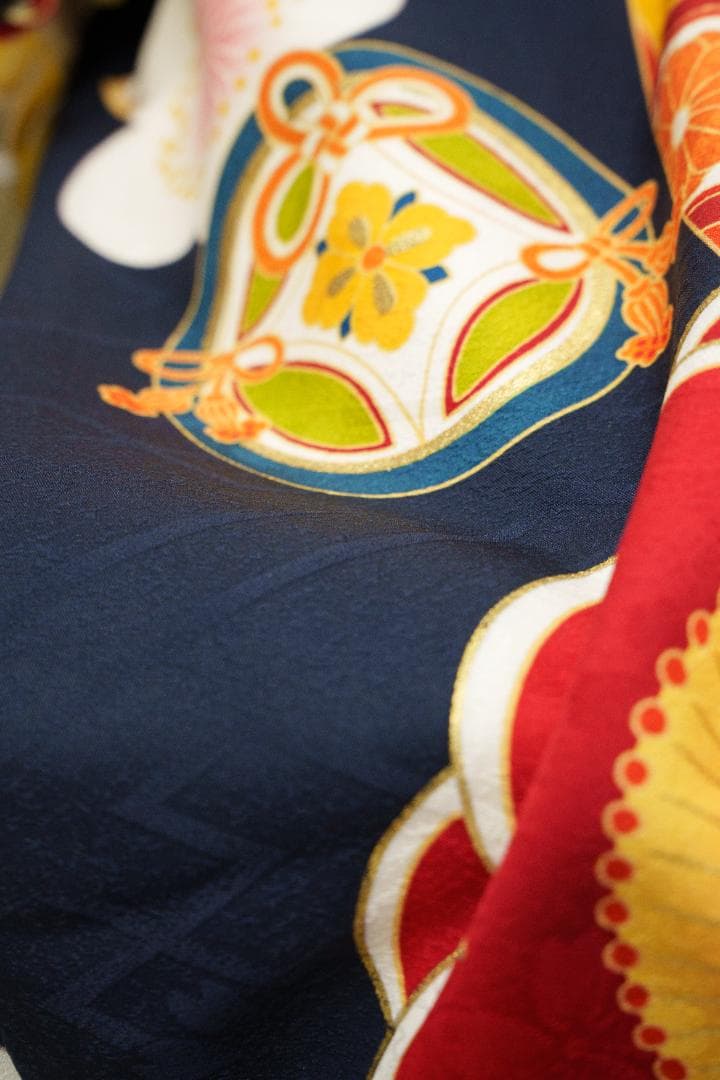 ≪美品≫　正絹振袖９点フルセット【671】【160cm~170cmの方用】