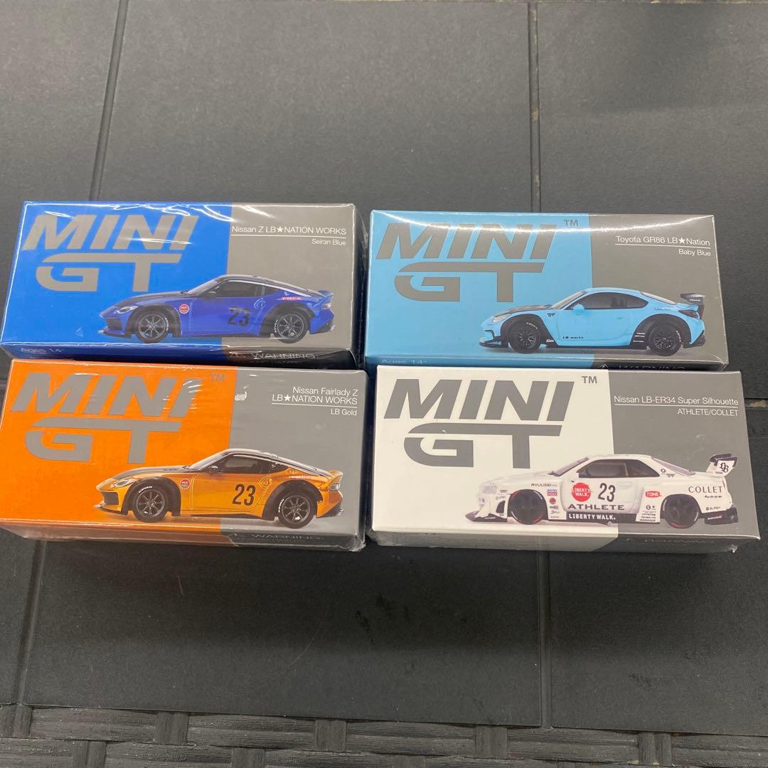 MINI GT LBWK 4台セット