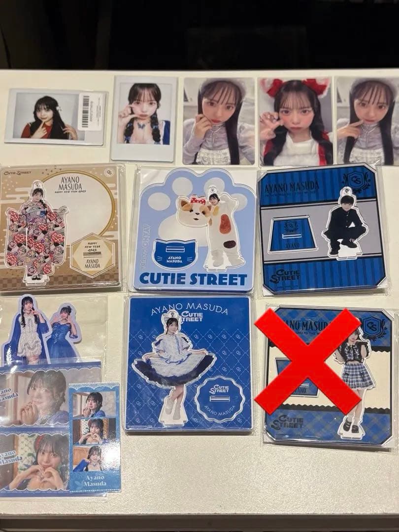 増田あやの CUTIE STREET アクリルスタンドセット