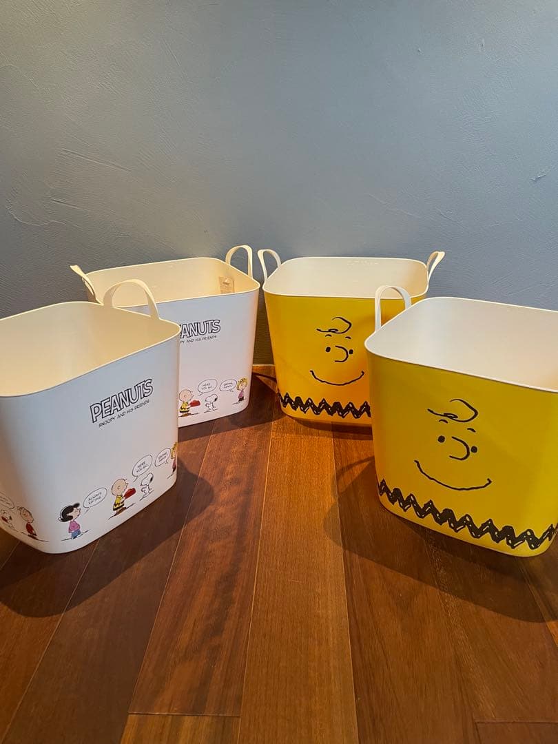 スタックストー　バケットM 4点セット　スヌーピー　収納　ケース