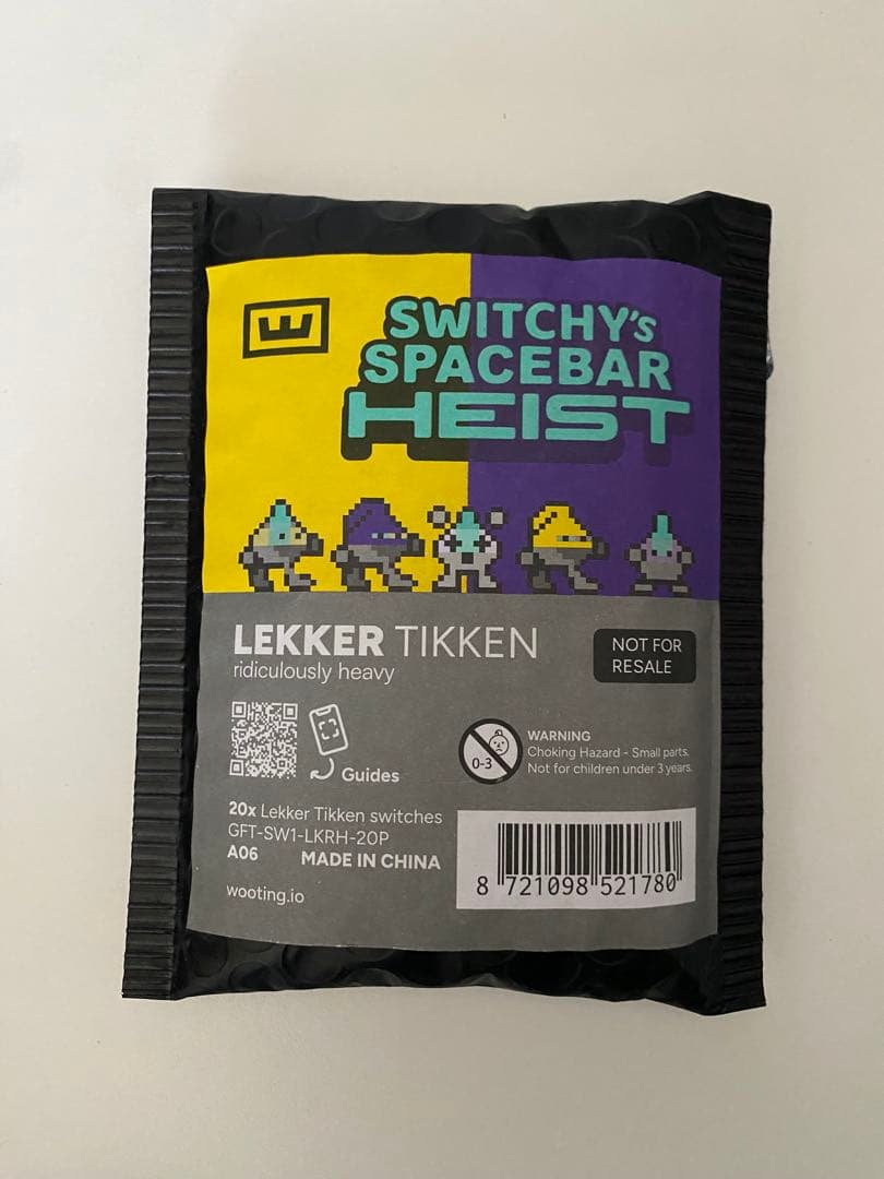 WOOTING 60 HE , LEKKER TIKKEN×20