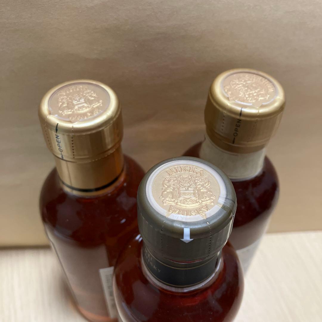 NIKKA 竹鶴 ピュアモルト 17年、12年、NV 180ml 3本【終売品】