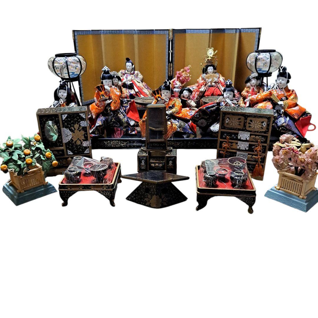 雛人形セット 伝統的な雛祭り用＆3段台