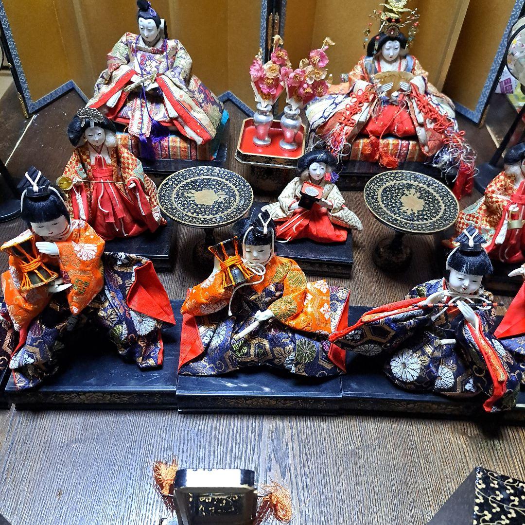 雛人形セット 伝統的な雛祭り用＆3段台