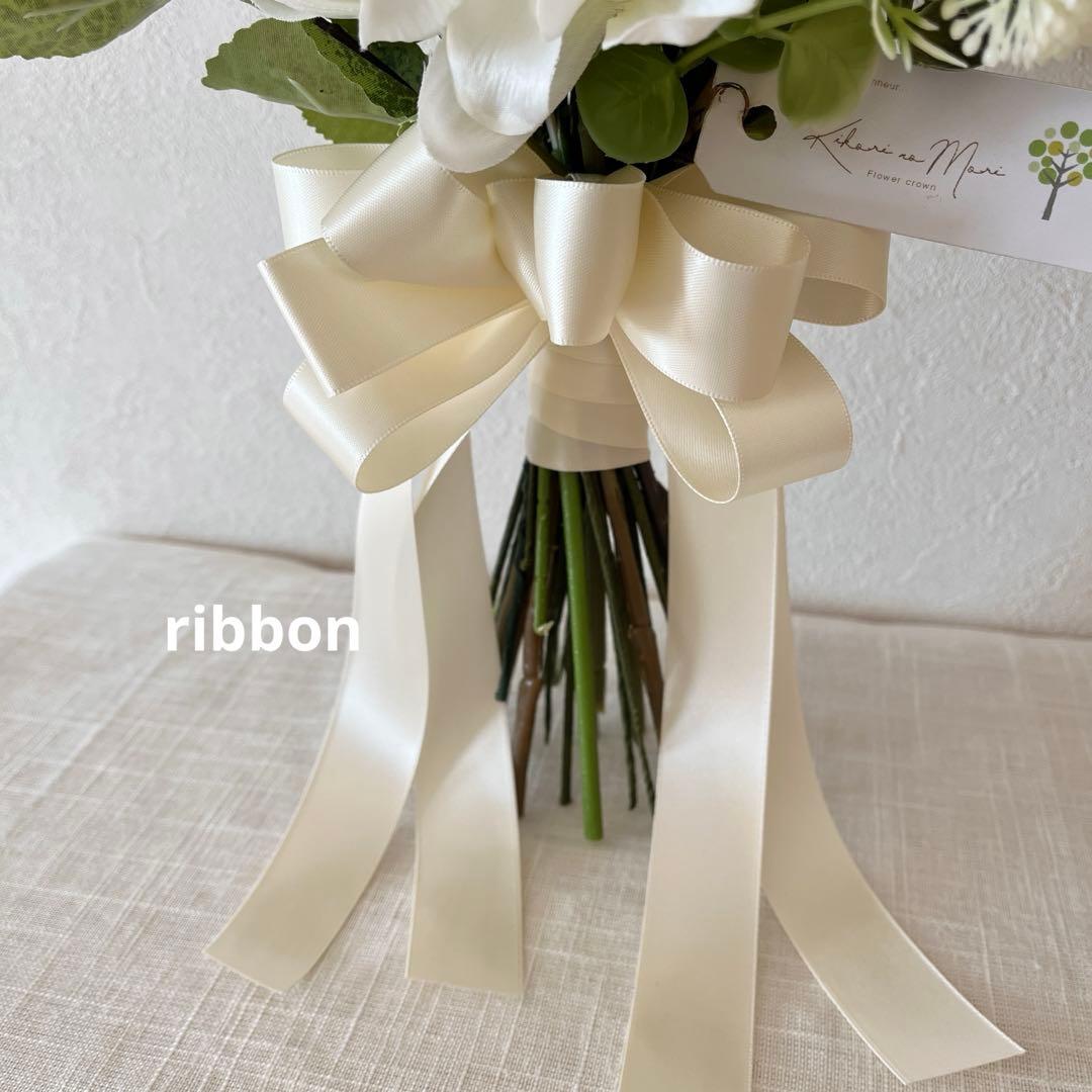 ウェディングブーケとブートニアのセット♡ブライダルブーケ♡イエローブーケ♡ローズ