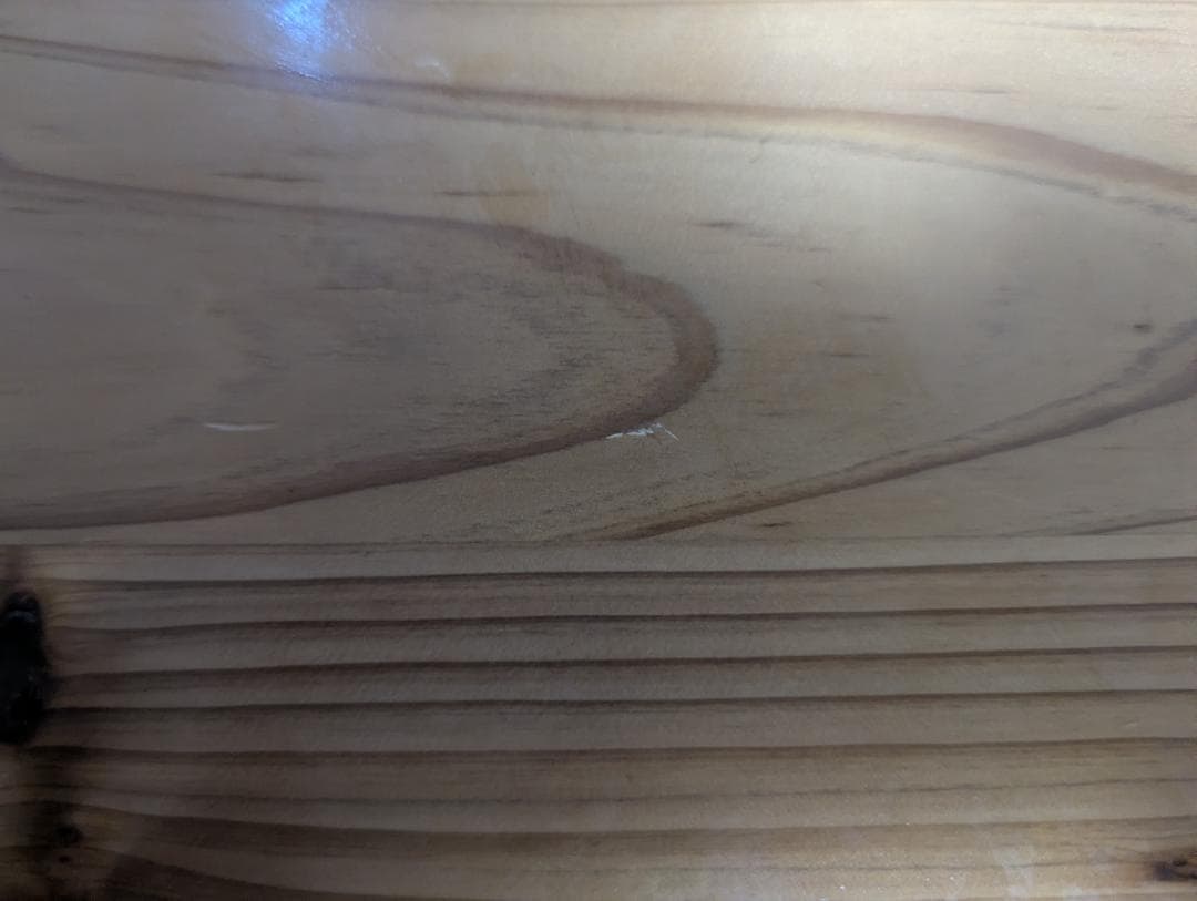 【一枚天板の昇降デスク】かなでもの 天然杉デスク 140cm×80cm