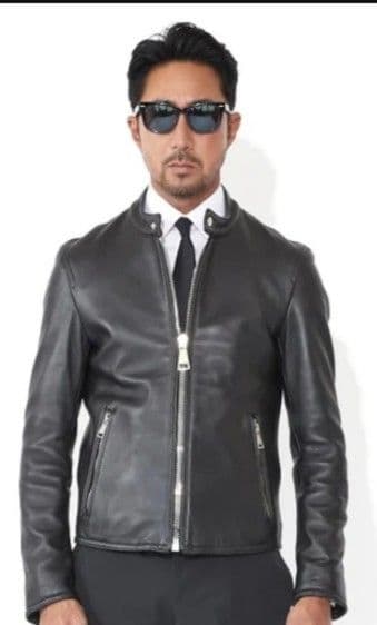 干場義雅 DRESSTERIOR ドレステリア レザーライダース ブラック