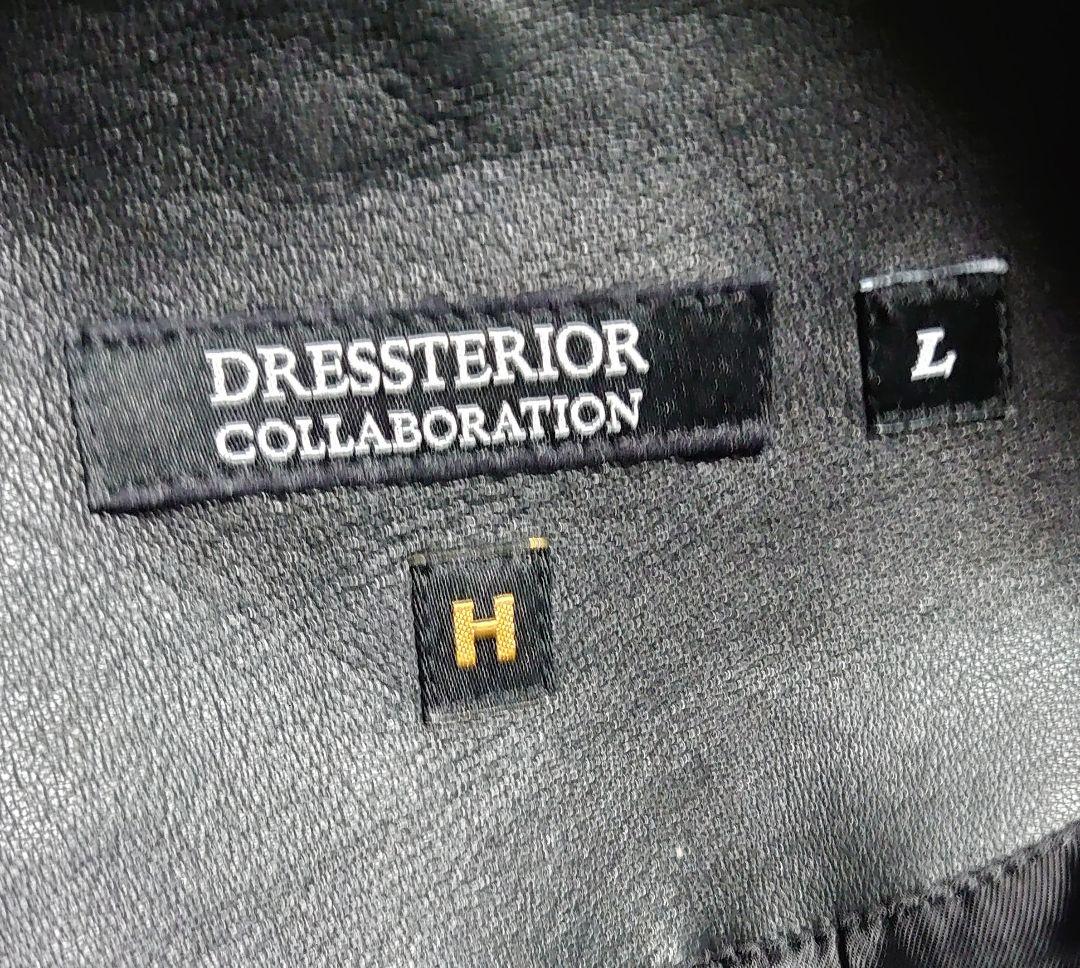 干場義雅 DRESSTERIOR ドレステリア レザーライダース ブラック