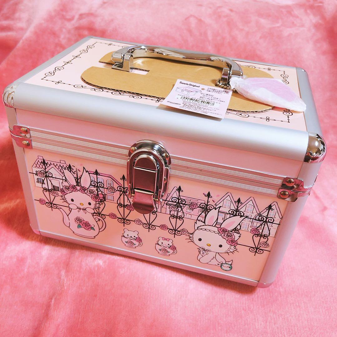 希少レア　チャーミーキティ　ウサミミ　コスメボックス　収納ケース　サンリオ