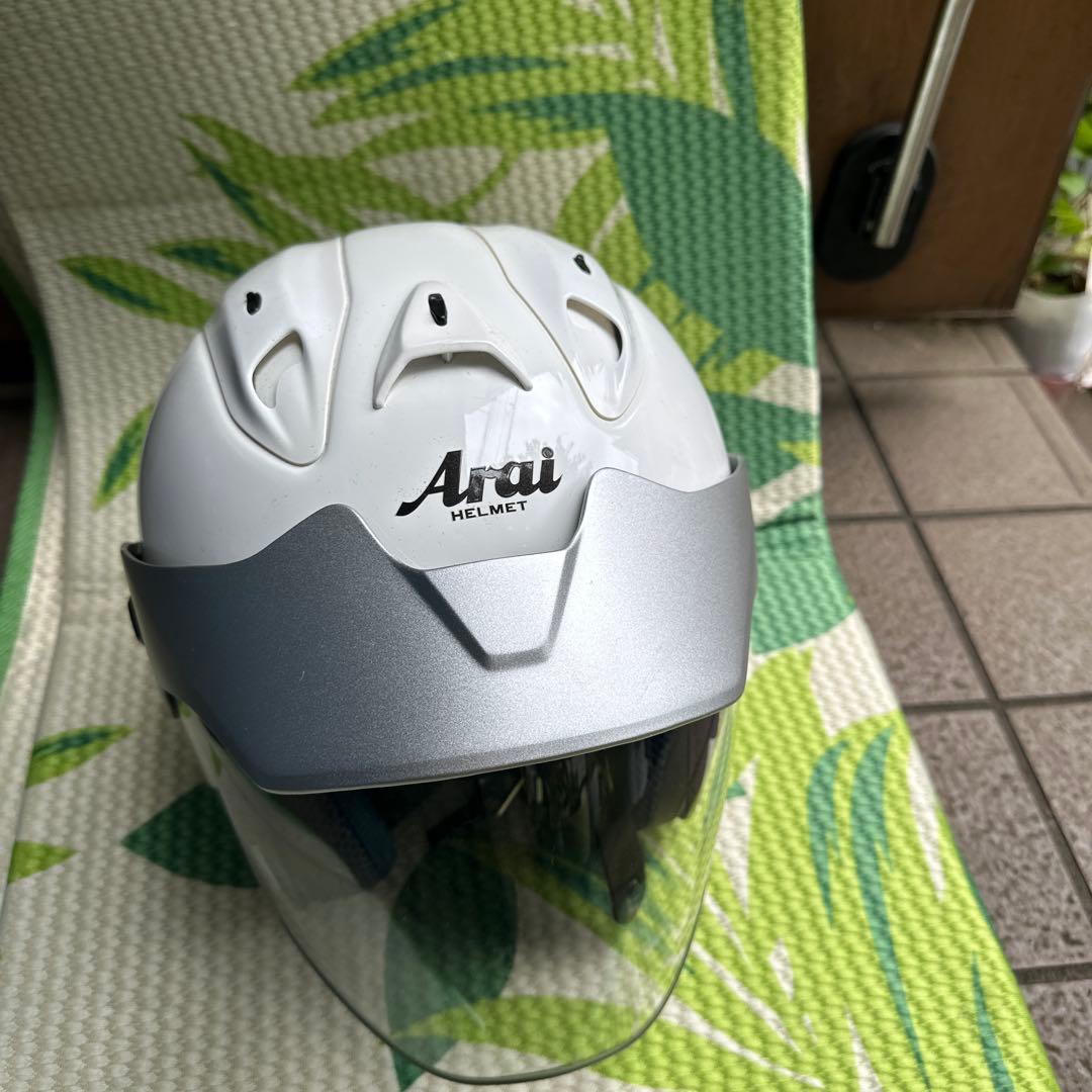 Arai ジェットヘルメット ホワイト 殆ど未使用品