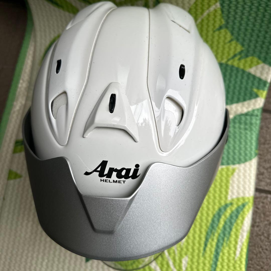 Arai ジェットヘルメット ホワイト 殆ど未使用品