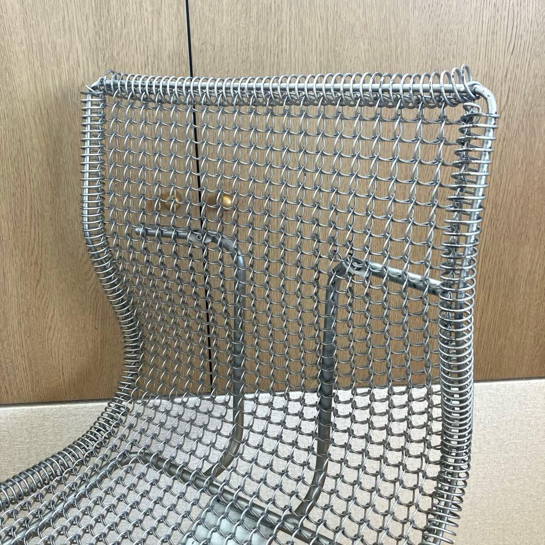 SPAIN インダストリアル ワイヤー メッシュ たチェア　昇降機能 椅子