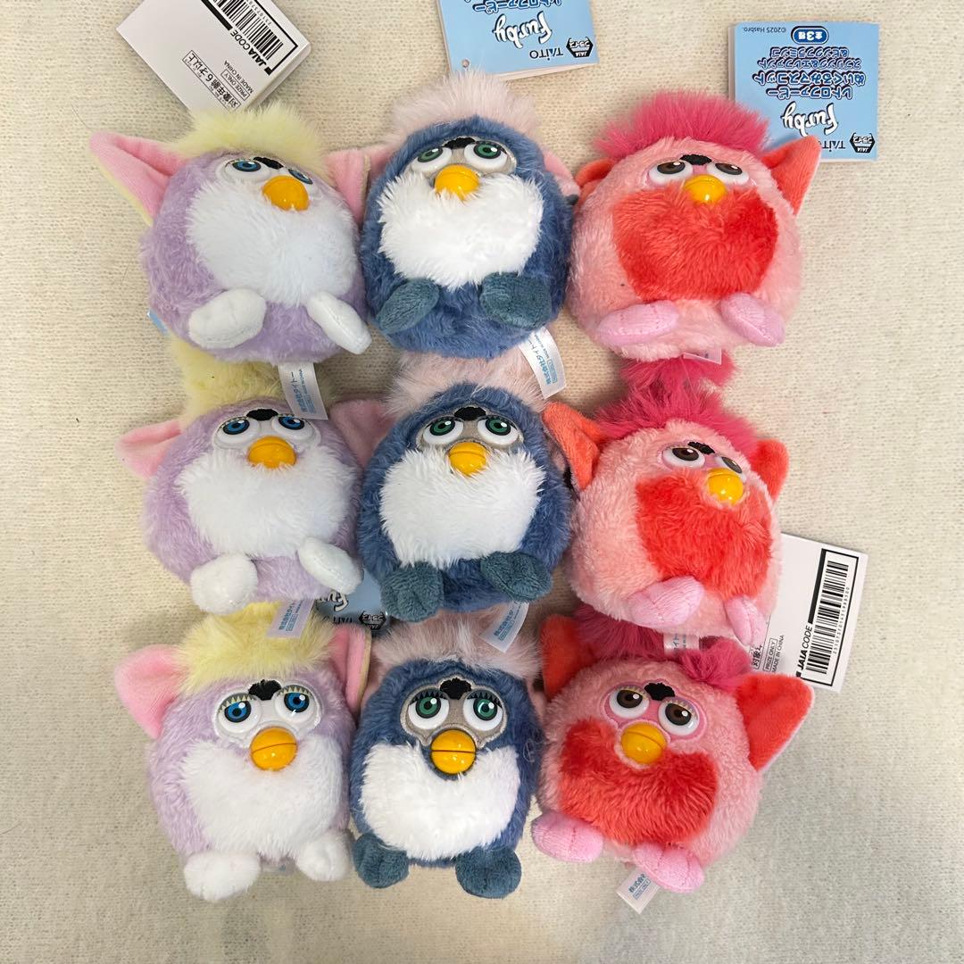 Furby レトロファービー ぬいぐるみマスコット 全3種 3セット
