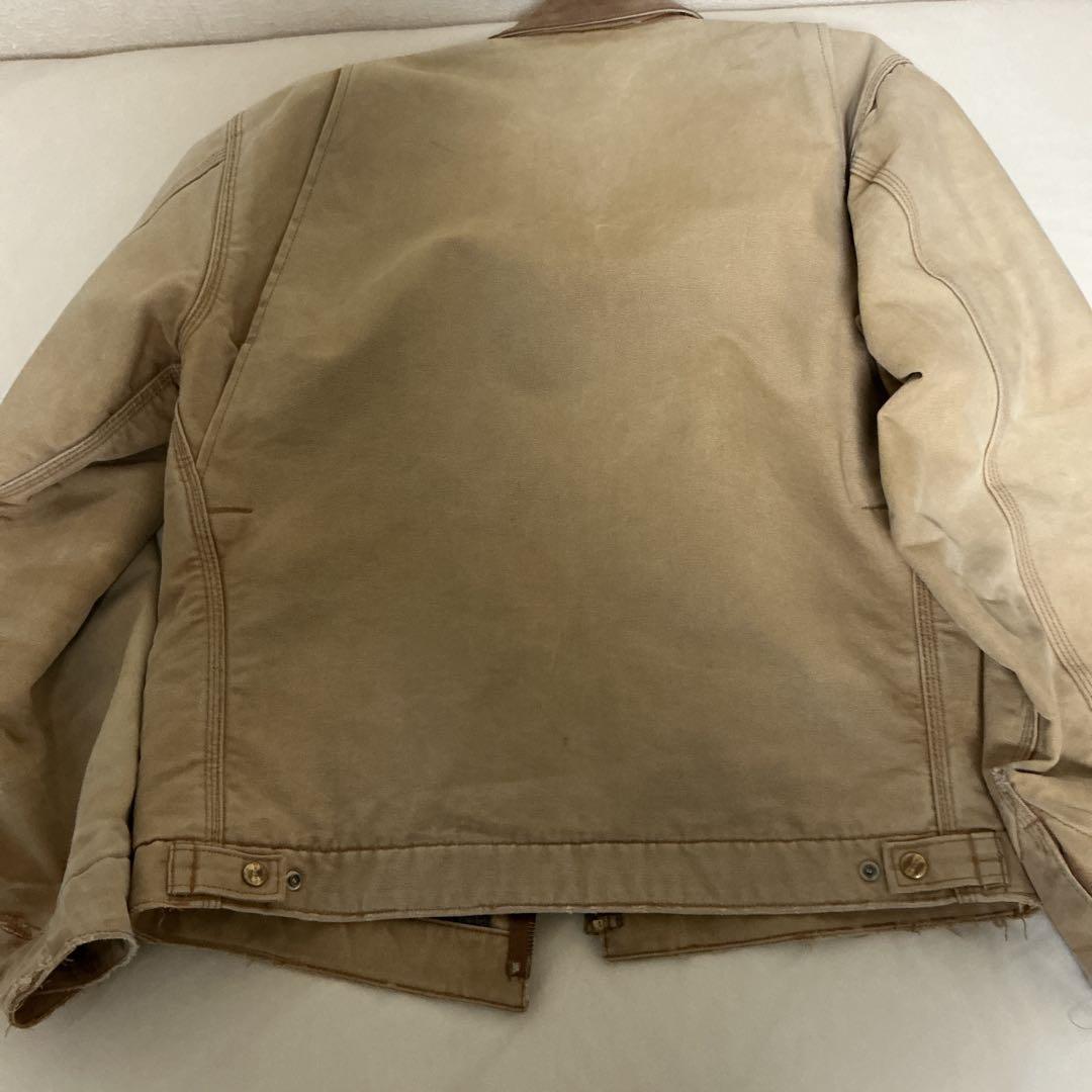 ビンテージ!カーハート デトロイトジャケット ベージュUSA製サイズ42古着