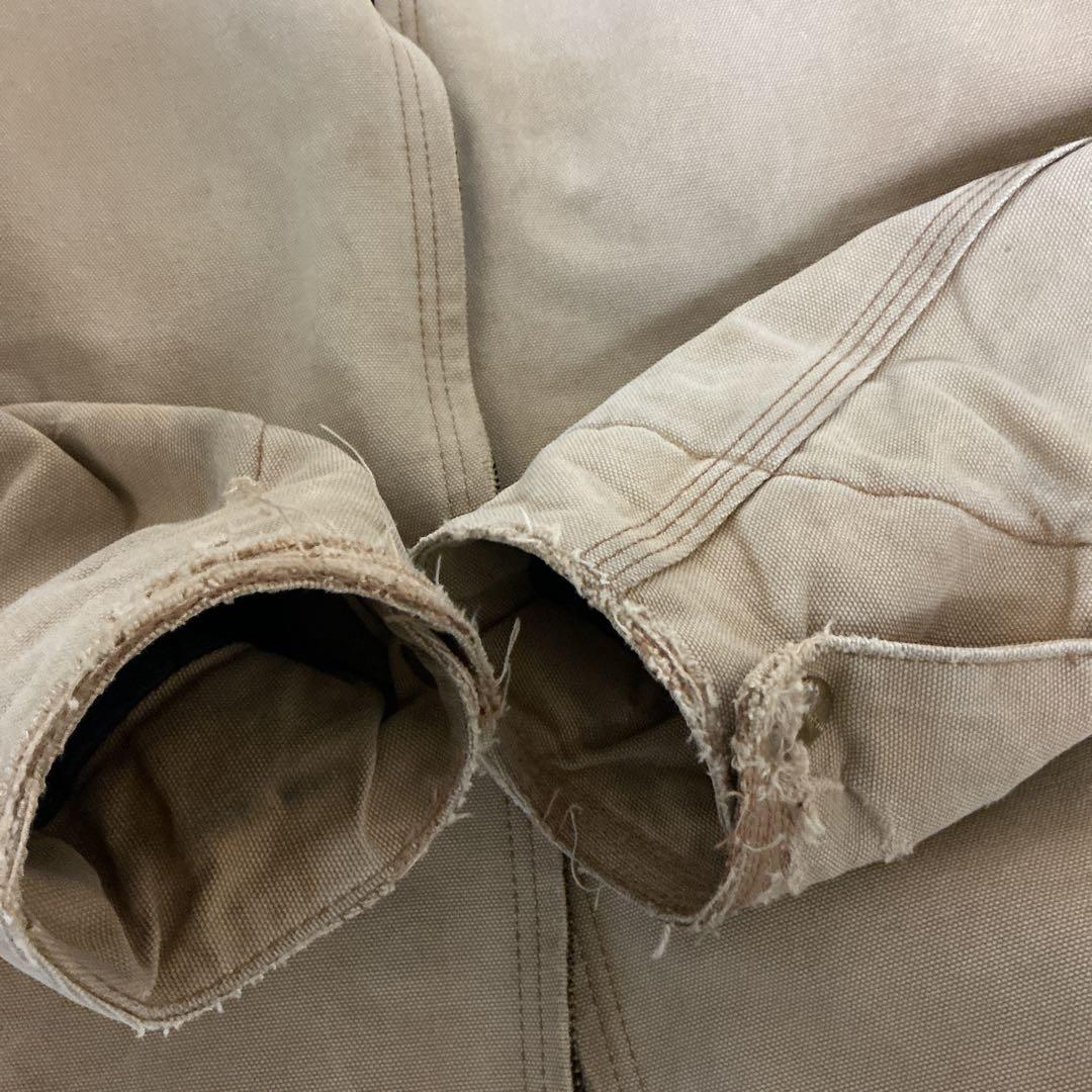 ビンテージ!カーハート デトロイトジャケット ベージュUSA製サイズ42古着