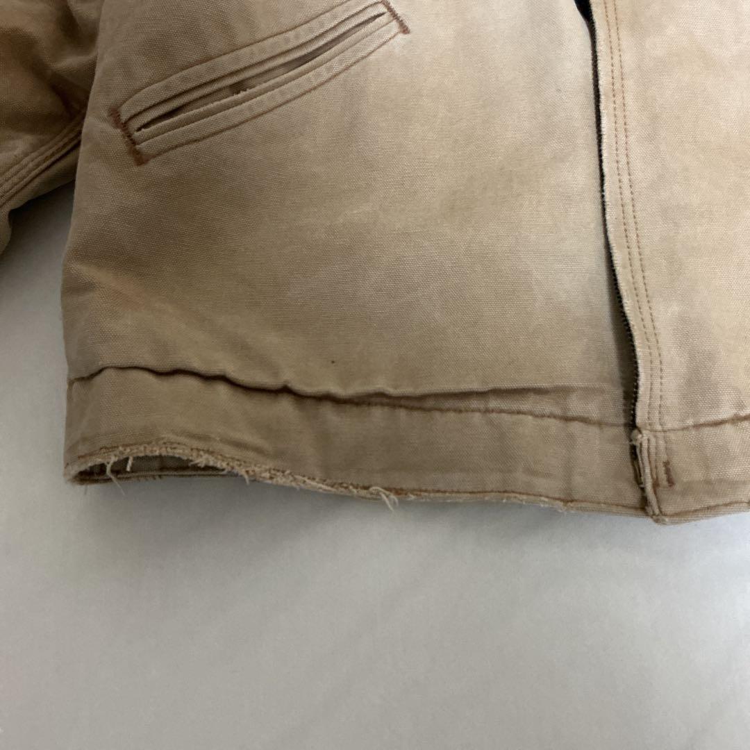 ビンテージ!カーハート デトロイトジャケット ベージュUSA製サイズ42古着