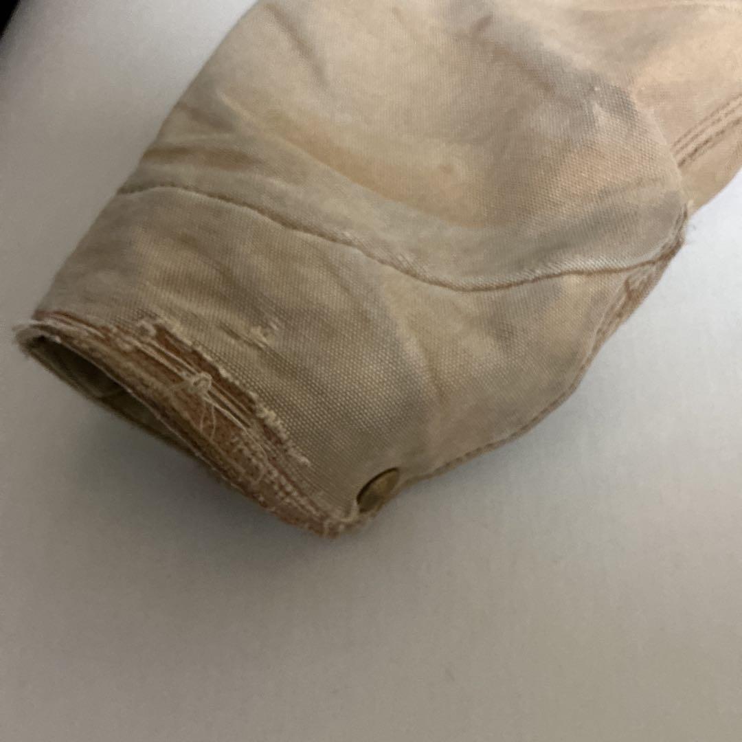 ビンテージ!カーハート デトロイトジャケット ベージュUSA製サイズ42古着